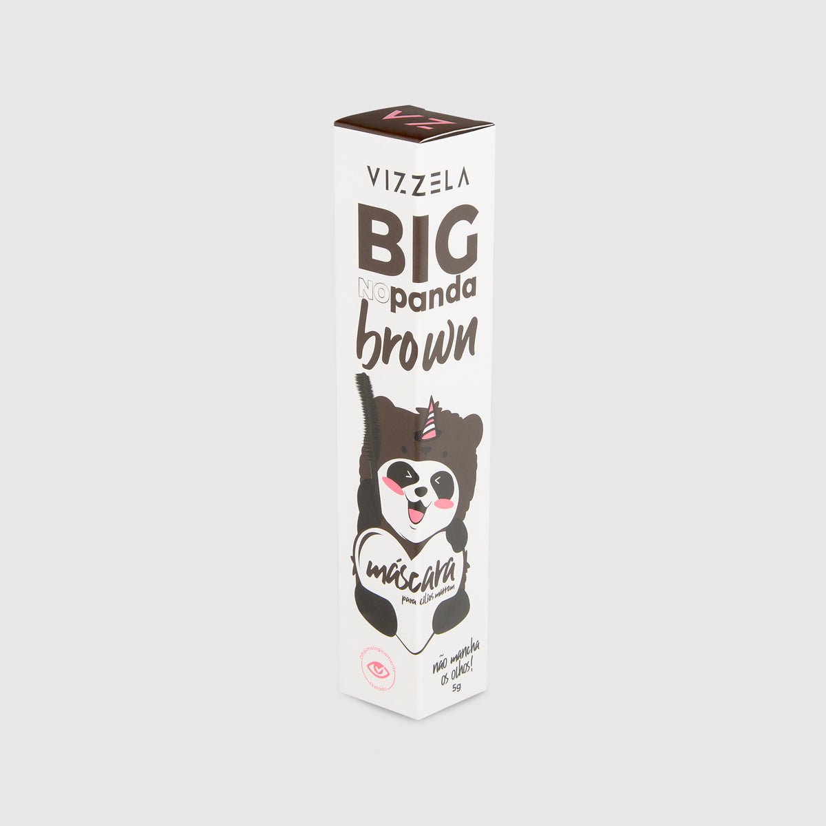 Máscara Big No Panda Brown Vizzela - Marrom - Image 4
