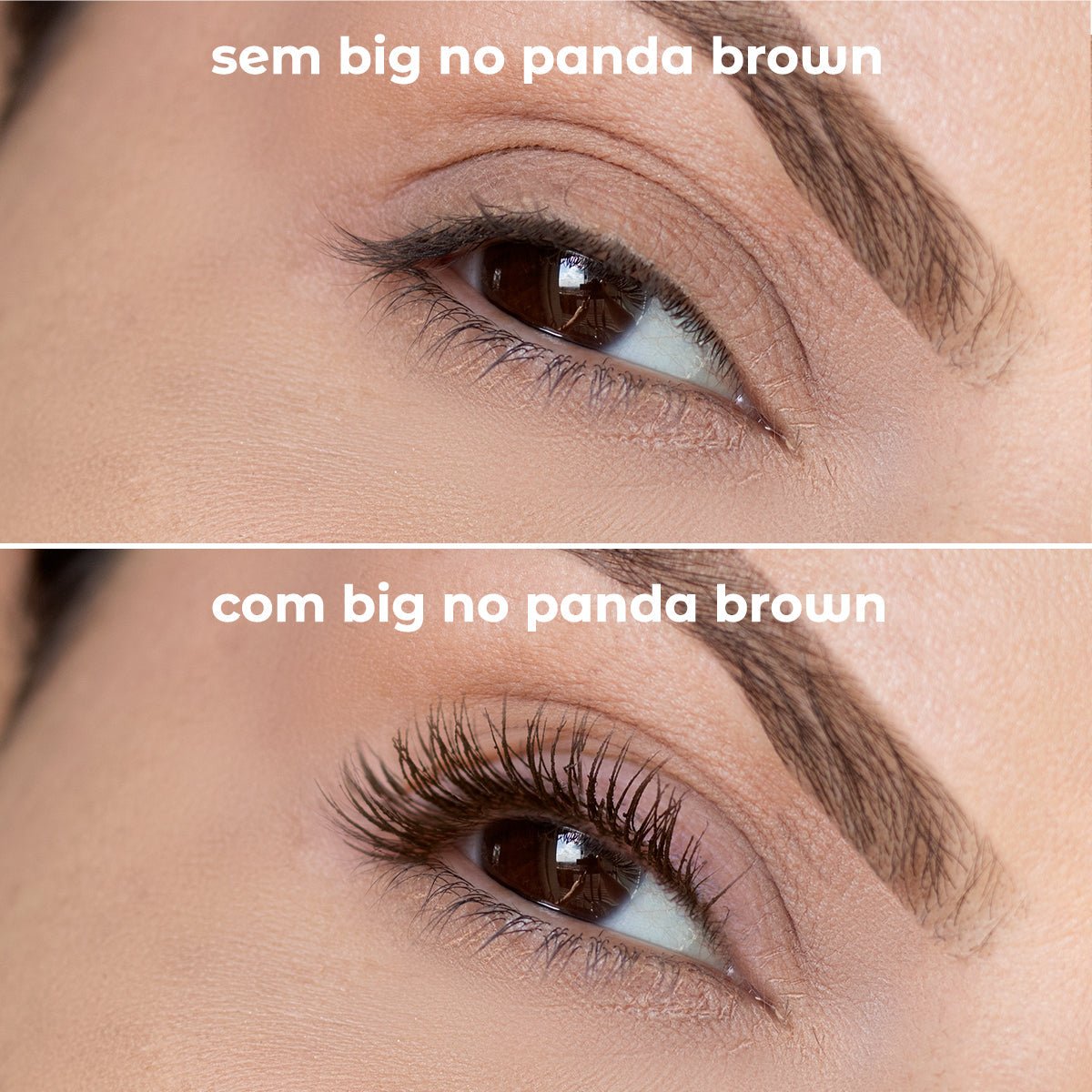 Máscara Big No Panda Brown Vizzela - Marrom - Image 7