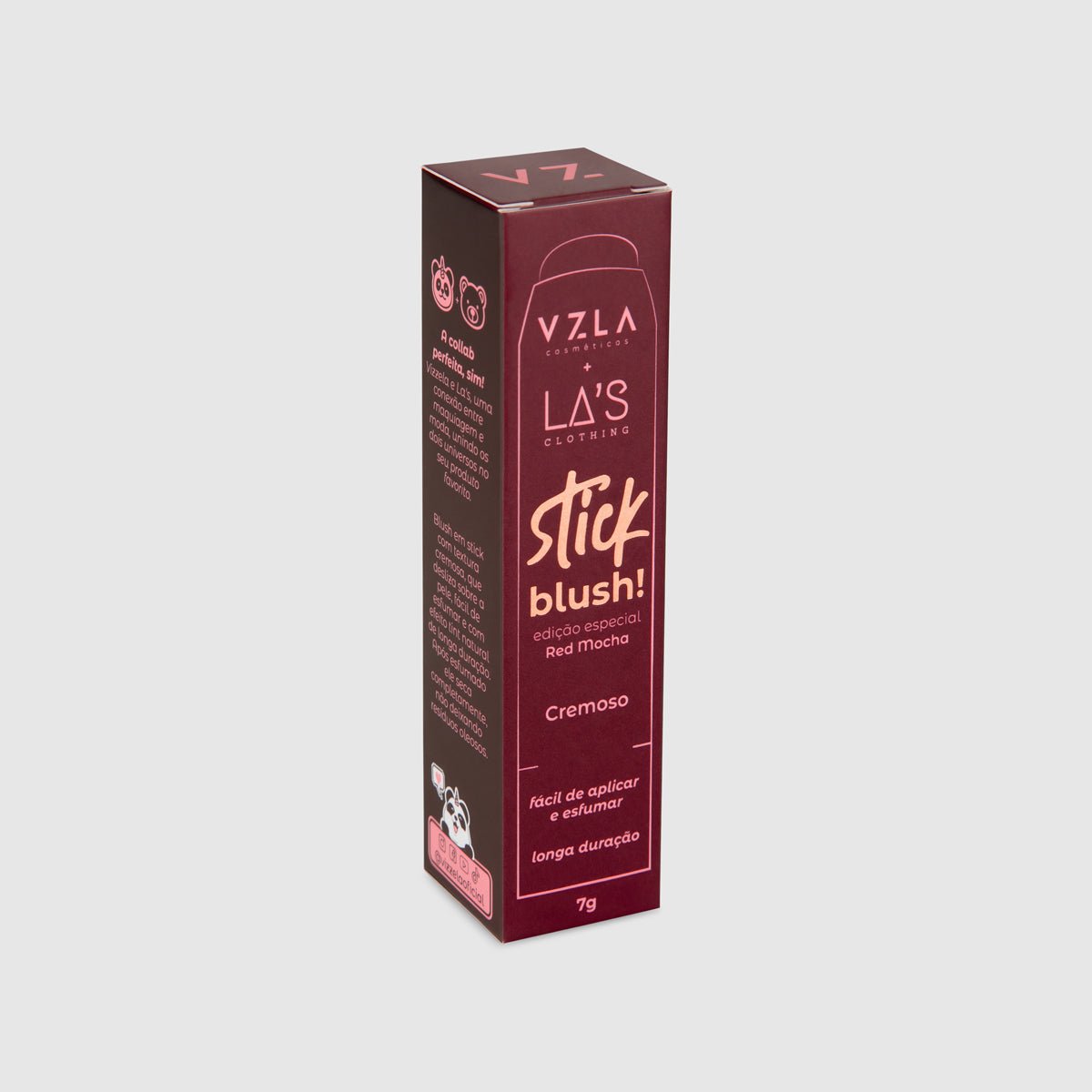 Combo Blusa Lira + Blush Stick Red Mocha Vizzela + La's - Image 4
