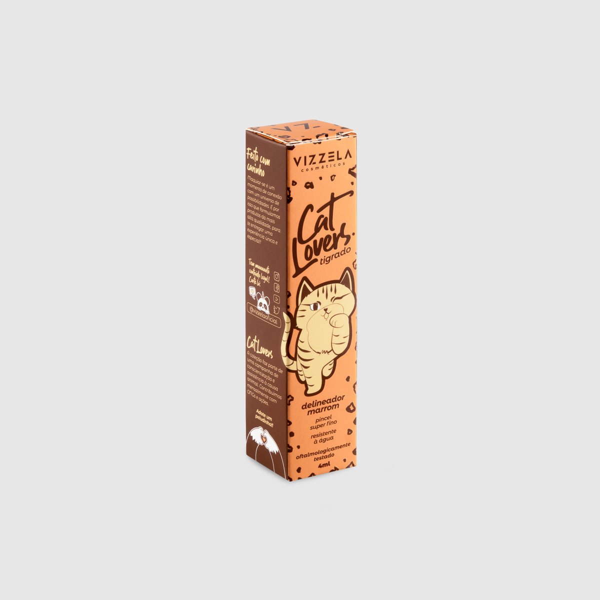 Delineador Marrom– Cat Lovers – Vizzela - Image 3